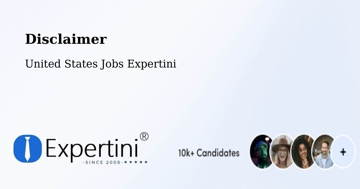 Disclaimer – Edinburgh - United States Jobs Expertini